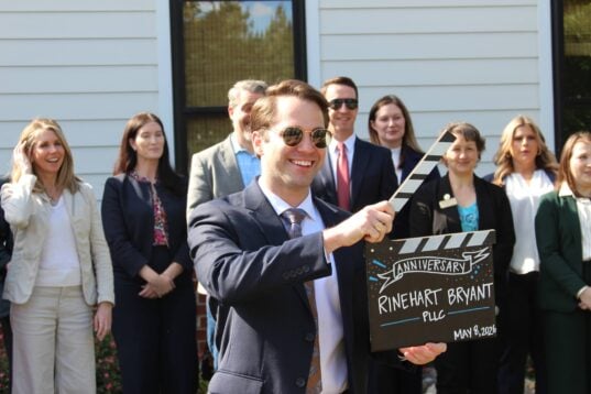 Rinehart Bryant Spotsylvania family law office ribbon cutting